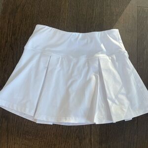 White tennis skirt with shorts and pocket!